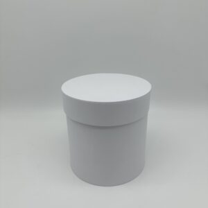 Коробки круглые матовые 18*18см, белый