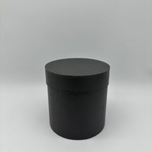 Коробки круглые матовые 22*22см, черный