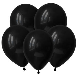 V Пастель 12 Черный / Black / 100 шт. /, Латексный шар (Вьетнам)