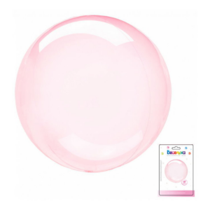 К 18 Сфера 3D Розовый с клапаном, в упаковке / 1 шт /, Воздушный шар (Китай)