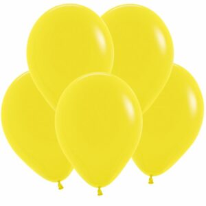 S Пастель 12 Желтый / Yellow / 100 шт. /, Латексный шар