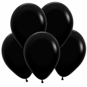 S Пастель 12 Черный / Black / 100 шт. /, Латексный шар