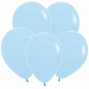 S Пастель Матовый 12 Нежно-голубой / Blue / 100 шт. /, Латексный шар
