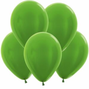 S Метал 12 Светло-зеленый / Key Lime / 50 шт. /, Латексный шар