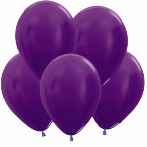 S Метал 12 Фиолетовый / Violet / 100 шт. /, Латексный шар