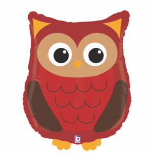 G 26 Сова / Woodland Owl / 1 шт /, Фольгированный шар