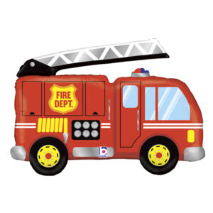G 40 Пожарная машина / Firetruck / 1 шт /, Фольгированный шар