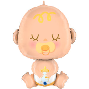 G 31 Малыш с бутылочкой / Baby Shape / 1 шт /, Фольгированный шар