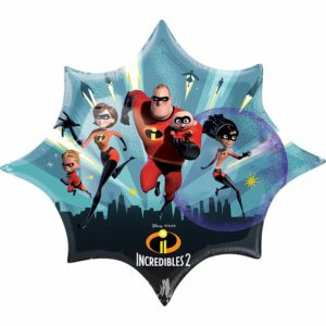 А 35 Фигура Суперсемейка / The Incredibles 2 P38 / 1шт /, Фольгированный шар