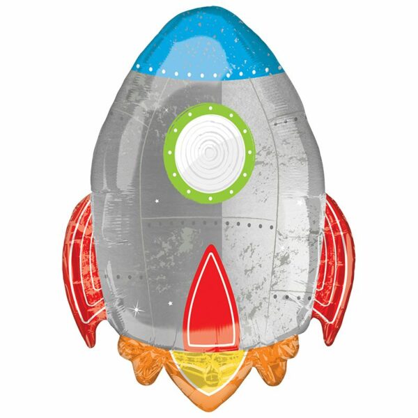 А 29 Фигура Ракета / Blast off Birthday P35 / 1 шт /, Фольгированный шар