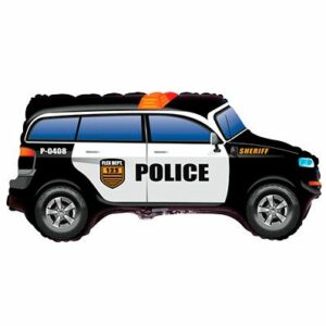 И 33 Полицейская машина / Police car / 1 шт /, Фольгированный шар