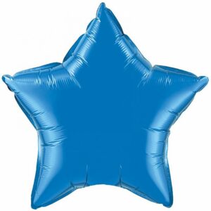 И 18 Звезда Синий / Star Blue / 1 шт /, Фольгированный шар