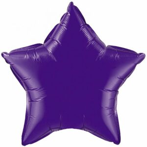 И 18 Звезда Фиолетовый / Star Violet / 1 шт /, Фольгированный шар