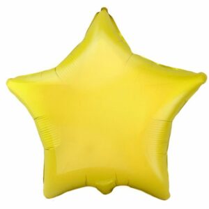 И 18 Звезда Жёлтый / Yellow / 1 шт /, Фольгированный шар