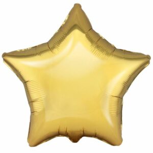 И 18 Звезда Античное Золото / Antique Gold / 1 шт /, Фольгированный шар