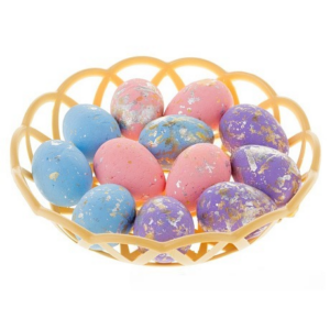 Набор яиц декоративных (пластик), 6 см, (12 шт.) 6050
