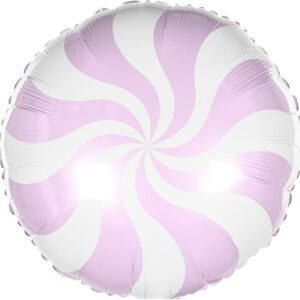 И 18 Круг Карамель (розовый) / Candy Pink / 1 шт /, Фольгированный шар