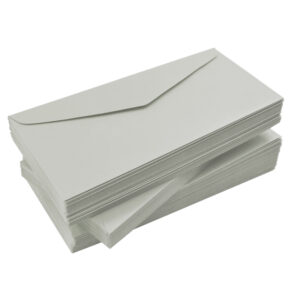 Набор конвертов из дизайнерской бумаги, Серый, 10шт/набор