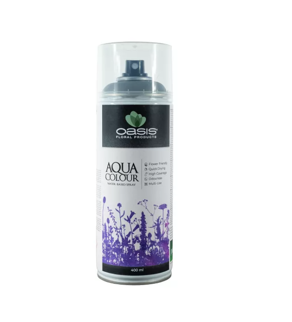 Спрей-краска Oasis Aqua Color на водной основе, 400 мл, серый, арт. 30-06018