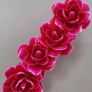"Пионы Asia" ручной работы, длина 50-60 см, 4 шт/упак., ярко-розовый