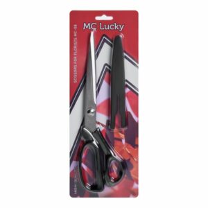 Ножницы для флористов MC-08, 25см*7,5см, черные ручки (нержавеющая сталь 2cR13)