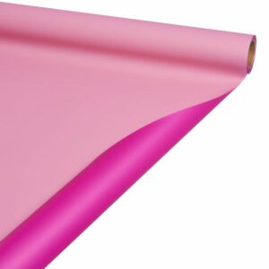 Матовая Плёнка, двухсторонняя "Нужна и Точка", 58см*10m, цв. 60см*10m, цв. малина/розовый
