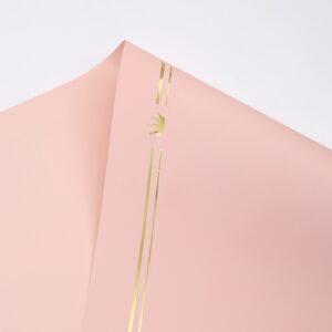 Упак. материал флористическая пленка "Crown", 58х58 см, светло-розовый, 20 листов /упак
