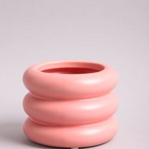 Кашпо керамика 12х9см CL03 розовый