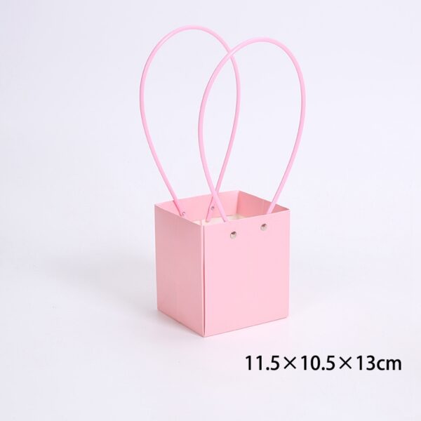 Набор сумок с ламинацией (картон), 11,5*10,5*Н13, 10шт, розовый, MKNST