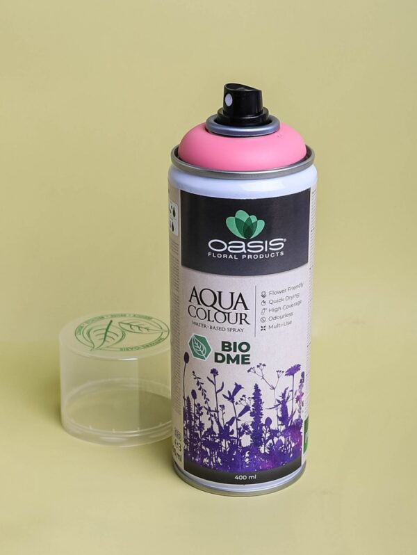Спрей-краска Oasis Aqua Color на водной основе, 400 мл, розовый