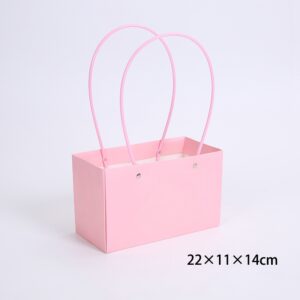 Набор сумок с ламинацией (картон), 22*11*Н14, 10шт, розовый, MKNST