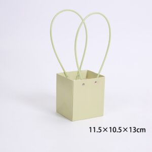 Набор сумок с ламинацией (картон), 11,5*10,5*Н13, 10шт, нежно-зеленый, MKNST