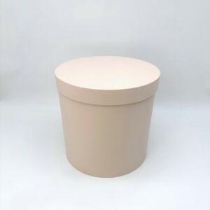 Коробка тубус 36/36см, крышка 5см, 1шт, нежный лосось
