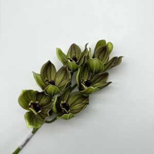 Иск. Орхидея цимбидиум зеленый
