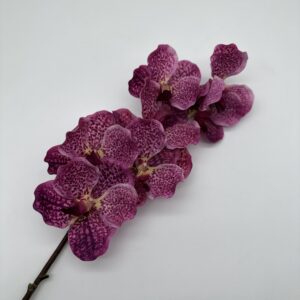 Иск. Орхидея "Ванда", 7 голов, 80см, лиловый