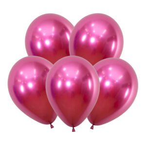 S Зеркальные шары 12 Рефлекс Фуксия / Reflex Fuchsia / 50 шт. /, Латексный шар (Колумбия)