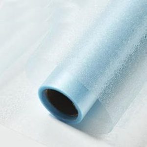 Упак. материал флористическая пленка "Хрусталь", 120 мкр, 57 см х 7 ярдов , небесно-голубой