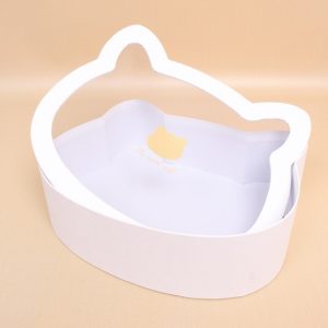 Коробка с крышкой "Сладкий подарок" 27x22,5x7,5 см, белый