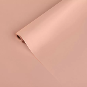 Упак. материал флористическая пленка "Жемчужина", 65 мкр, 58 см х 10 м, чайная роза