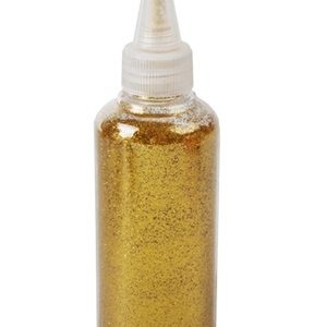 Блестки 80г К с дозатором золотые