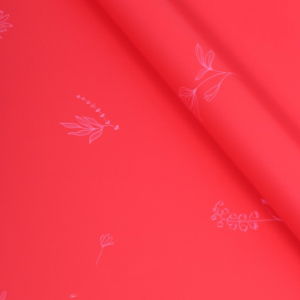 Упак. материал флористическая пленка "Эстетика", 65 мкр, 58 см х 10 м, алый