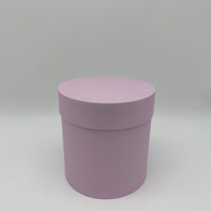 Коробки круглые матовые 25*25см, розовый