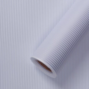 Пленка матовая "Нежные полосы", 50мкр., 58см*10м, сиреневый