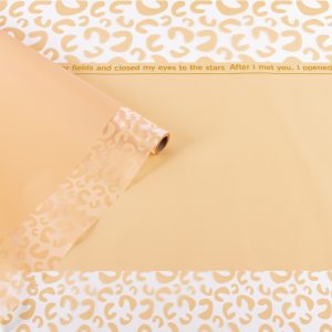 SALE Упак. материал флористическая пленка "Нежность", 50 мкр, 58 см х 10 м, бежевый