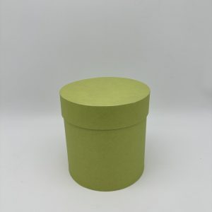 Коробки круглые матовые 22*22см, фисташковый