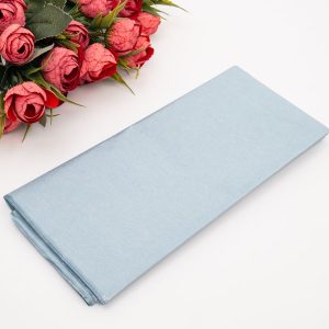 Бумага тишью перламутр 50х66см, синяя, 14гр/м2 (10 шт./уп.)