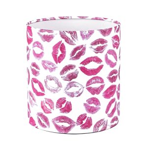 Подарочная коробка без крышки с рисунком "Тубус" 16*16см. Поцелуи 1шт