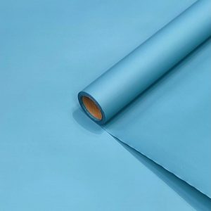 Упак. Материал Матовая пленка "The BEST" 50 см x 10 м, цв. синий MC-42