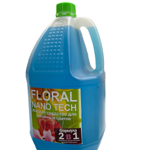 Консервант для срезанных цветов Floral Nano Tech 5литр, для холодных помещений, зеленая крышка