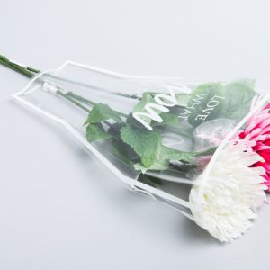 Пакет цветочный Рюмка 35/40 Грация белый 50 шт